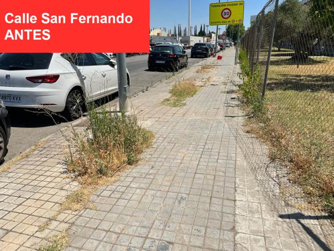 Plan Renovación Aceras - Calle San Fernando