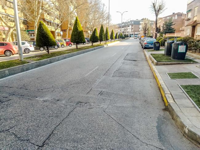 Gran Operación Asfalto - Calle Circunvalación - Antes