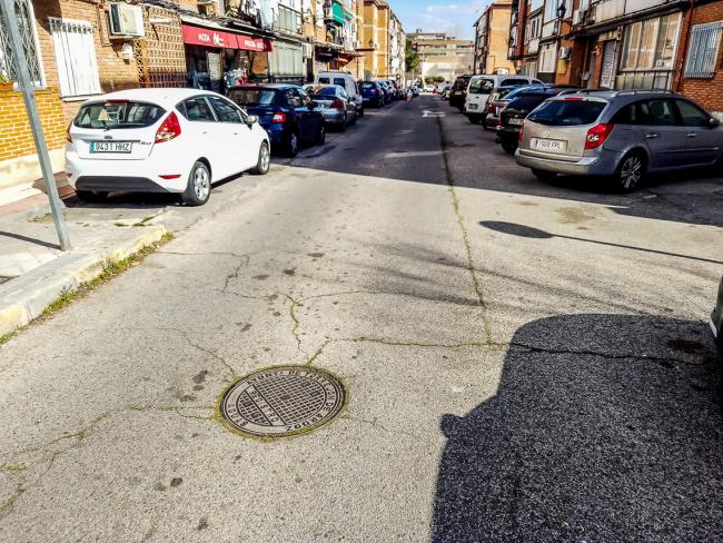 Gran Operación Asfalto - Calle Cedro - Antes