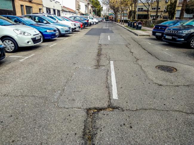 Gran Operación Asfalto - Calle Viñas - Antes