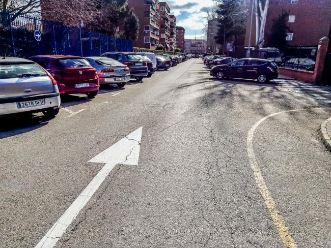 Gran Operación Asfalto - Calle Juan Ramón Jiménez - Antes