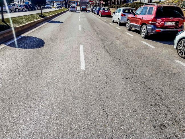 Gran Operación Asfalto - Carretera de la Base - Antes