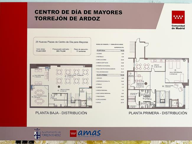Torrejón de Ardoz contará con un nuevo Centro de Día público para personas mayores de la Agencia Madrileña de Atención Social de la Comunidad de Madrid 