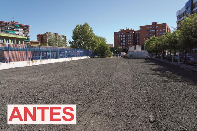 Aparcamiento barrio Girasol - Juncal - Montserrat