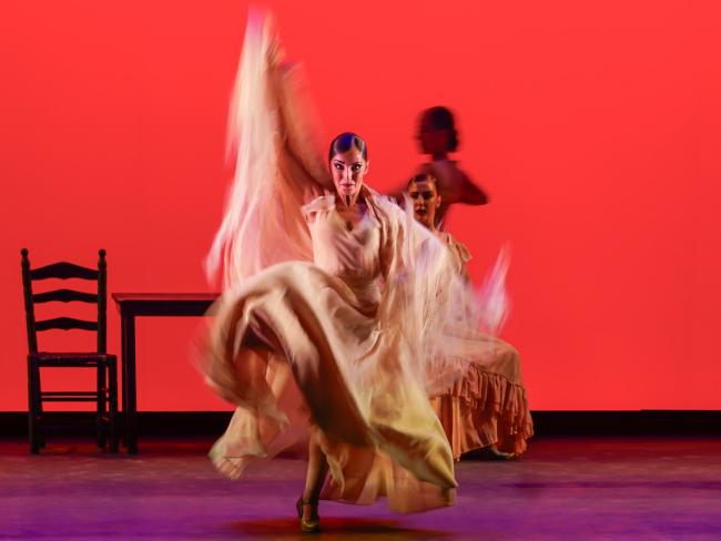La cita también contó con la actuación del grupo de danza española Aida Gómez 