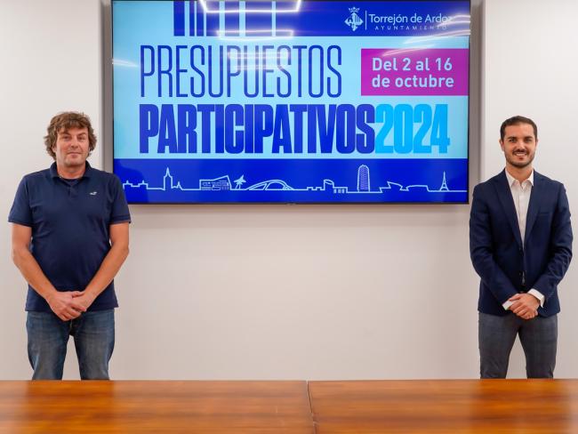 Abierto el periodo para que los torrejoneros hagan sus propuestas de cara a los Presupuestos Participativos 2024 del Ayuntamiento de Torrejón de Ardoz