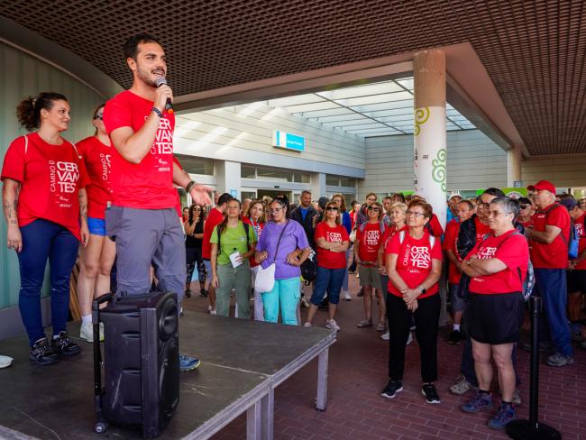 El alcalde, Alejandro Navarro Prieto dando la bienvenida a los participantes