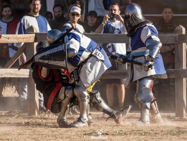 El torrejonero, Daniel Bernardos, presente en el VII campeonato nacional de combate medieval de Belmonte 