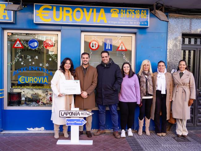  Premio especial del Jurado con una dotación de 150 euros y diploma al titular del comercio Autoescuela Eurovía situado en C/ Madrid, 12