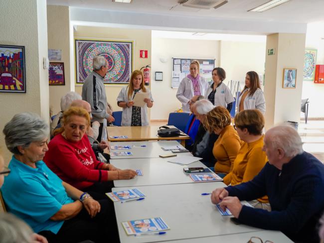 Los mayores que han participado en el taller