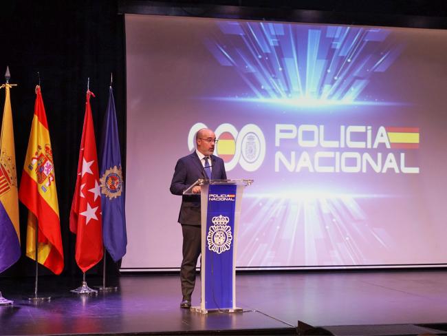 El delegado del Gobierno de España en la Comunidad de Madrid, Francisco Martín Aguirre, en Torrejón de Ardoz