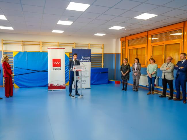 El Colegio público de Educación Especial Iker Casillas ya cuenta con un programa de salud mental desarrollado por la Comunidad de Madrid en colaboración con la Fundación Alicia Koplowitz