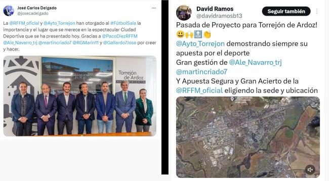 Rotundo apoyo del deporte torrejonero al histórico acuerdo logrado por el alcalde, Alejandro Navarro Prieto, para que la RFFM construya su Ciudad Deportiva en Torrejon de Ardoz