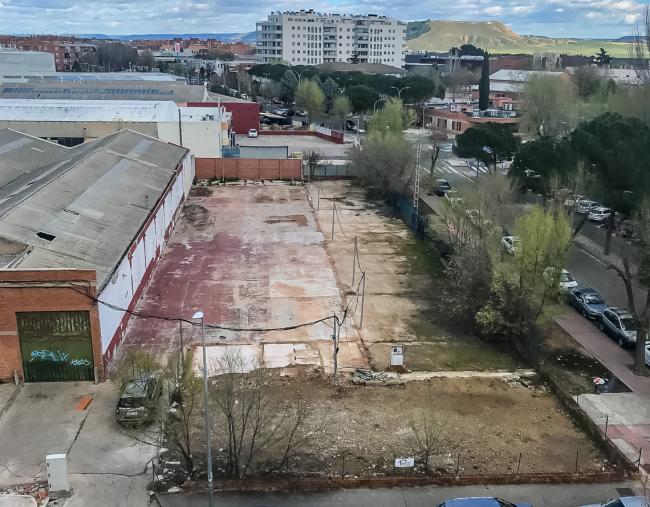 Imagen de la parcela de la calle Grafito