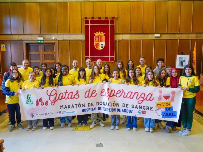 Momento de la presentación de la campaña en el Salón de Plenos del Ayuntamiento