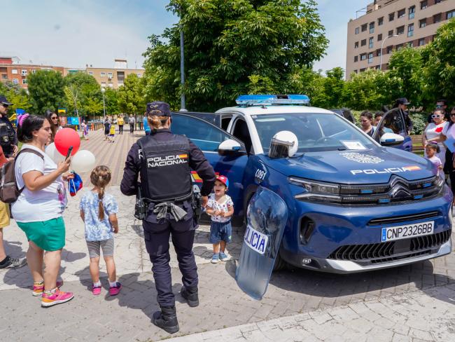 La jornada también contó con la participación de la Policía Nacional 