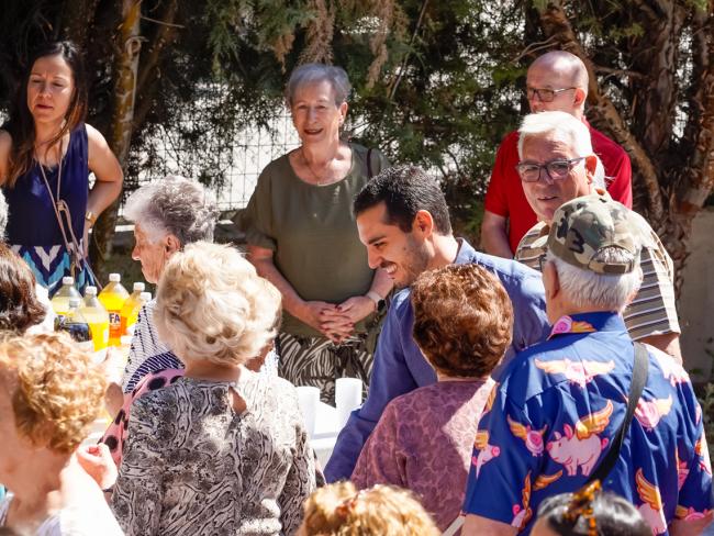 El alcalde, Alejandro Navarro Prieto, en el Centro Municipal de Día y Mayores de la avenida de Madrid