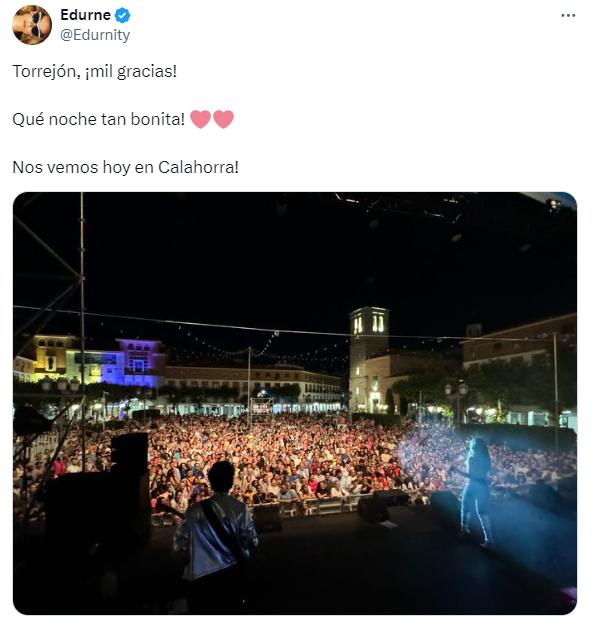 Fiestas Populares Torrejón de Ardoz 2024 - Concierto de Edurne