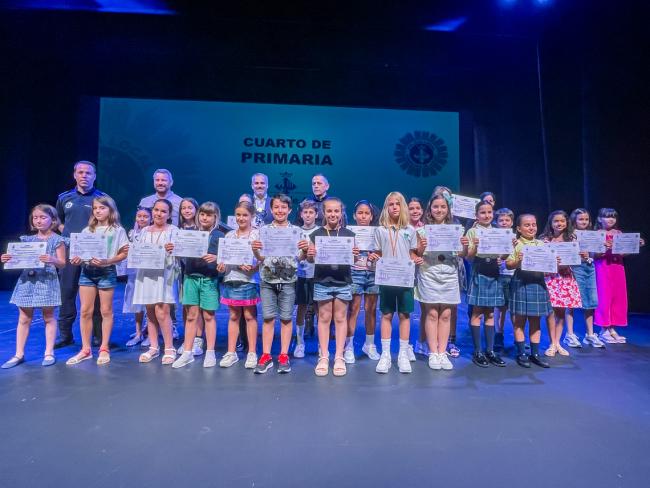 Alumnos premiados en 4º de Primaria