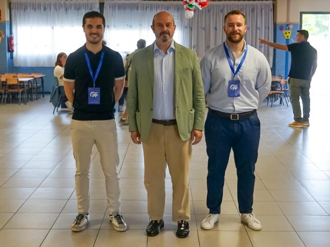 Alejandro Navarro, Pedro Rollán y Víctor Miranda
