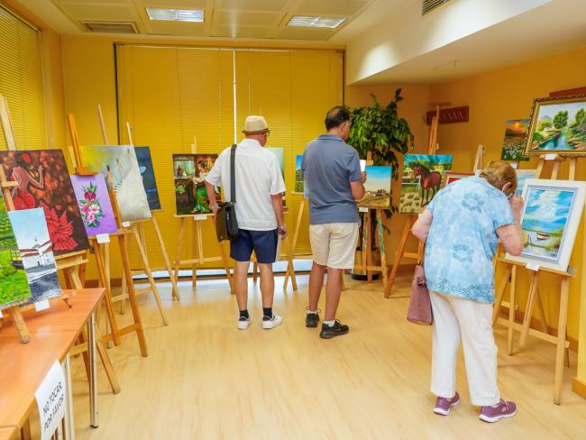 Los trabajos de uno de los talleres que forman parte de la exposición