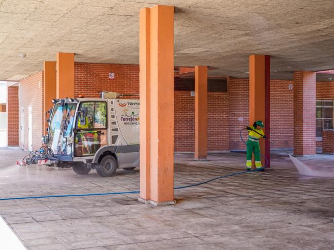 Plan de choque en avenida Cristóbal Colón (La Zarzuela)