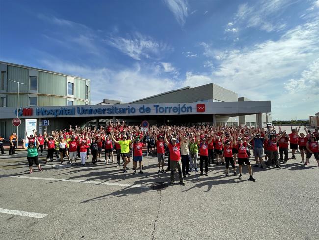 Participantes en una de las etapas del Camino de Cervantes 