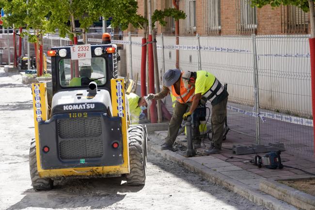 Obras en Travesía Virgen de Loreto- Callejón de Protección Civil