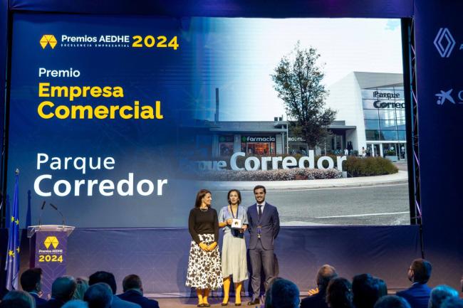 El centro comercial Parque Corredor, Premio a la Empresa Comercial