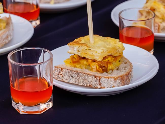 La tapa “Tortilla de oreja Alegría”