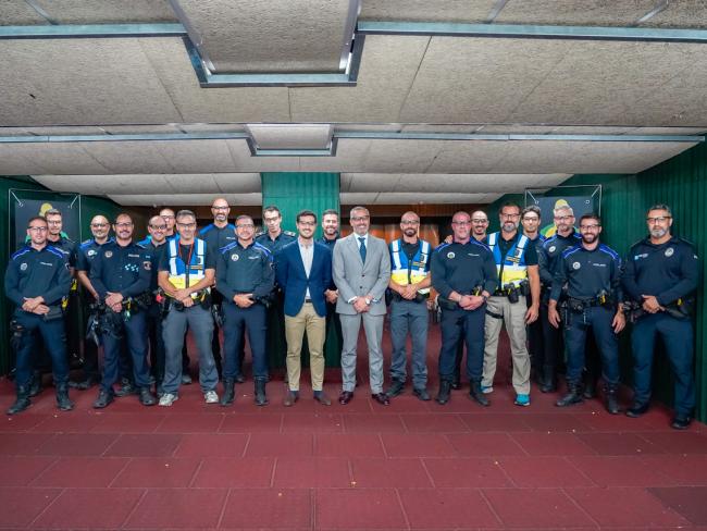 El Centro de Seguridad de la Policía Local de Torrejón de Ardoz acoge un curso para la formación de policías como instructores de pistolas eléctricas tipo TASER 7