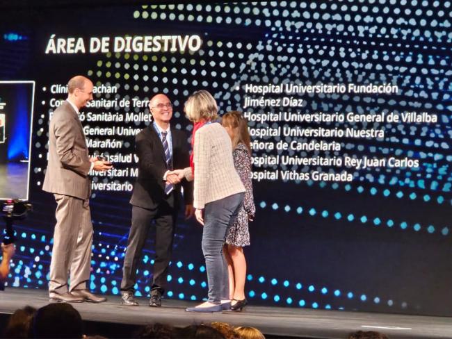 Premio Top 20 en el área de Digestivo