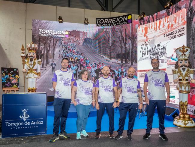 En el stand también se promocionó la 7ª edición de la carrera “10K Villa de Torrejón-Miguel Gómez”
