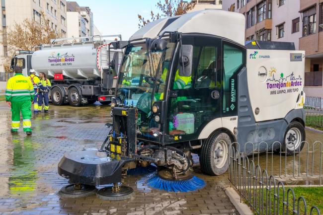 Trabajos de limpieza en las calles
