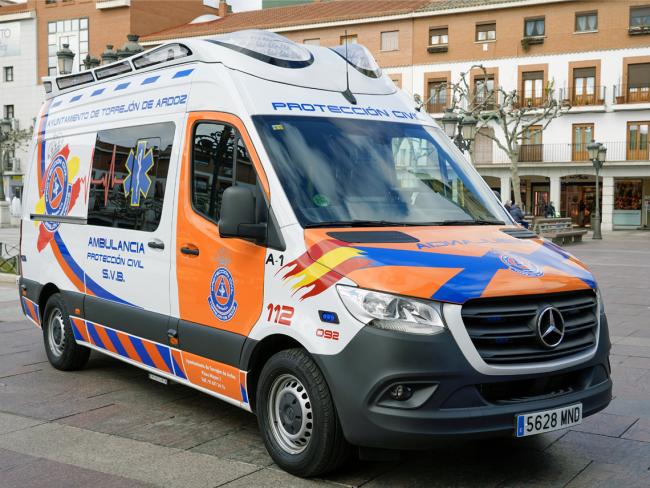 El Ayuntamiento de Torrejón de Ardoz incorpora una nueva ambulancia, con lo que la ciudad dispone de uno de los mejores servicios de transporte sanitario de urgencia de la Comunidad de Madrid