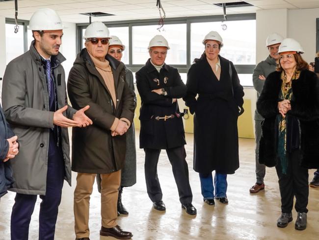 Avanzan a buen ritmo las obras para la construcción en Torrejón de Ardoz de la universidad del deporte del centro de España, el Campus de Madrid de la UCAM-Comité Olímpico Español