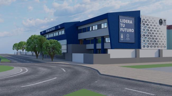 Avanzan a buen ritmo las obras para la construcción en Torrejón de Ardoz de la universidad del deporte del centro de España, el Campus de Madrid de la UCAM-Comité Olímpico Español