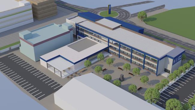 Avanzan a buen ritmo las obras para la construcción en Torrejón de Ardoz de la universidad del deporte del centro de España, el Campus de Madrid de la UCAM-Comité Olímpico Español