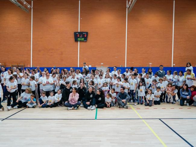 Imagen de los participantes en la Master Class de Zumba