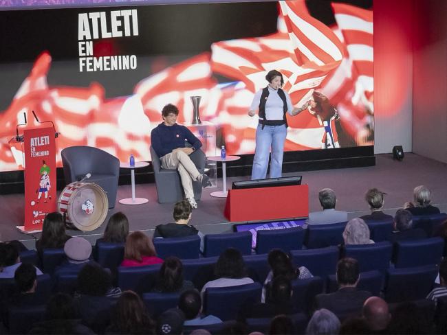 La jornada “Atleti en Femenino” tuvo lugar el pasado 18 de marzo en el auditorio del Riyadh Air Metropolitano
