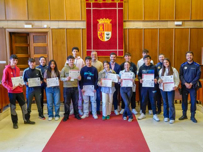 Los alumnos participantes en otra de las sesiones del programa educativo de la Comunidad de Madrid “4º ESO + Empresa”