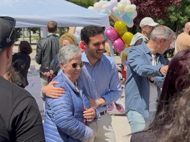 El alcalde, Alejandro Navarro en un momento de la jornada