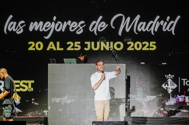 Fiestas Populares 2025 - Alejandro Navarro presentando a Nicky Jam