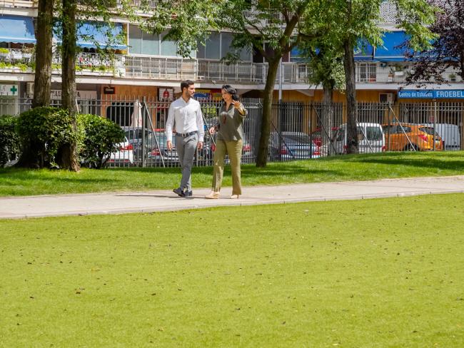 Se procedió a la creación de nuevas praderas de césped