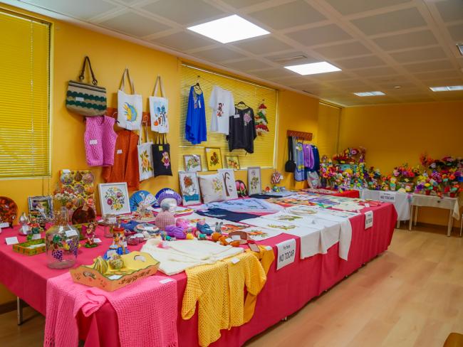 Los trabajos de uno de los talleres que forman parte de la exposición