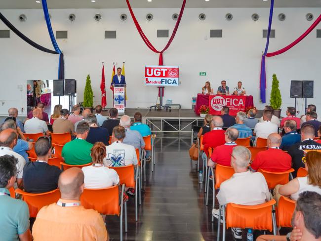 La Caja del Arte de Torrejón de Ardoz acogió la I Asamblea Comarcal UGT FICA Este 