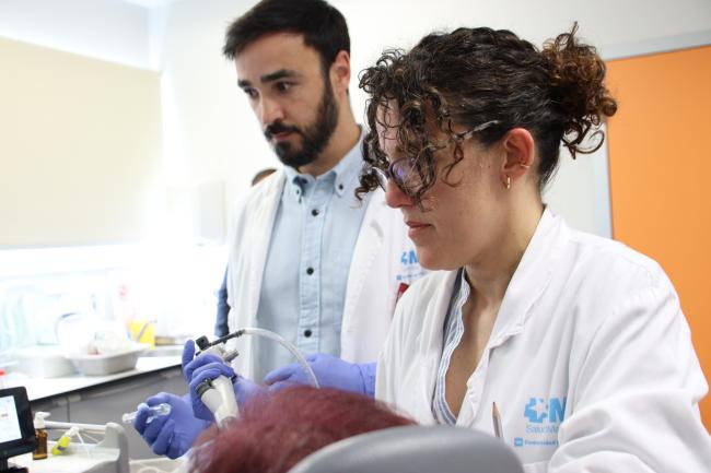 Doctores Lorena Sanz y Pablo García