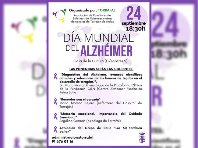 Charlas con motivo del Día Mundial del Alzheimer