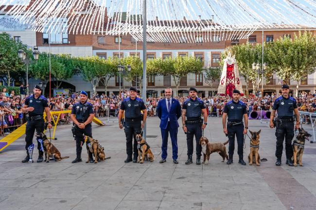 Fiestas Patronales 2025 - Exhibición del Grupo Canino de la Policía Local