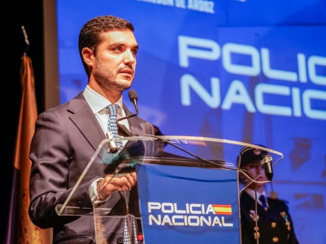 Alejandro Navarro Prieto durante el acto